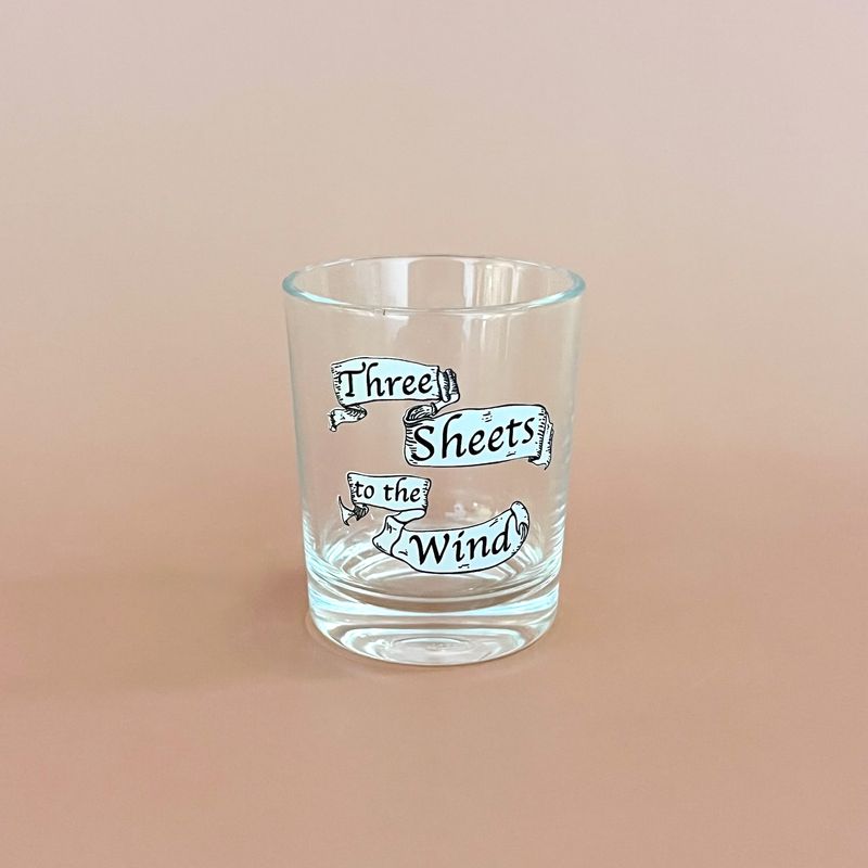 Three Sheets to the Wind Shot Glass