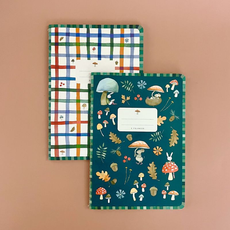 Through the Woods Stitched Notebook S/2