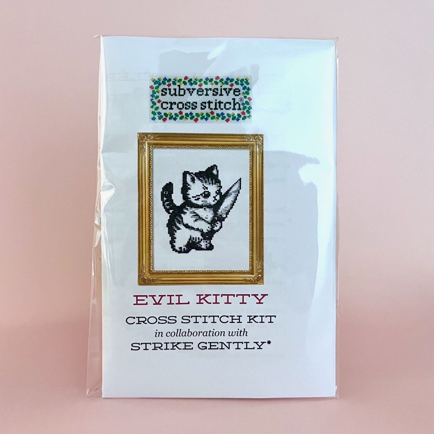 Deluxe Cross Stitch, Style: Stabby Kitty