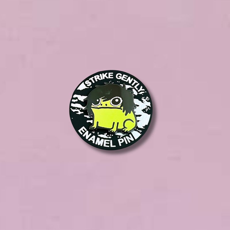 Emo Frog Pin