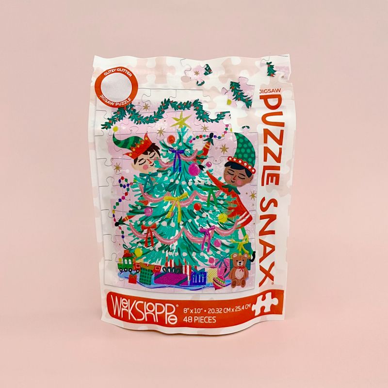 Elfing Around 48 Piece Puzzle Snax