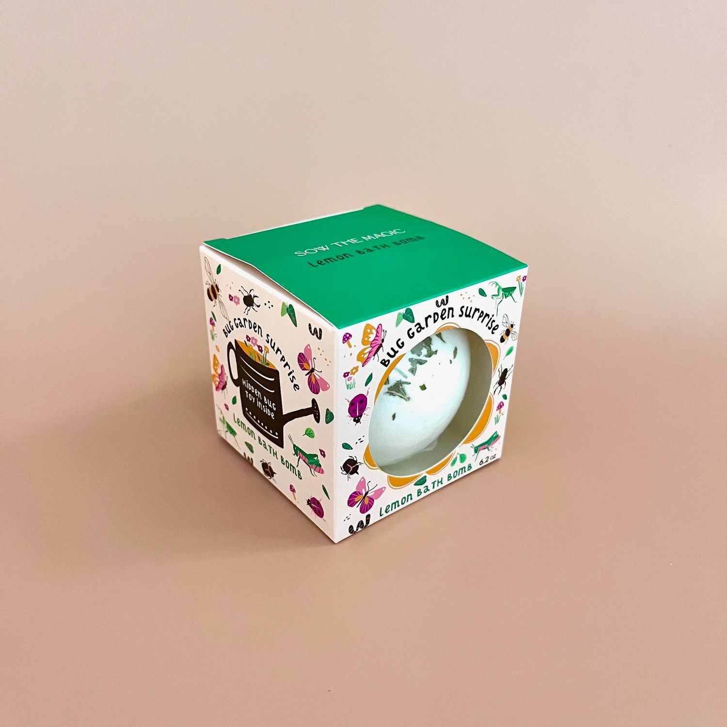 Surprise Bath Bomb, Style: Bug Garden
