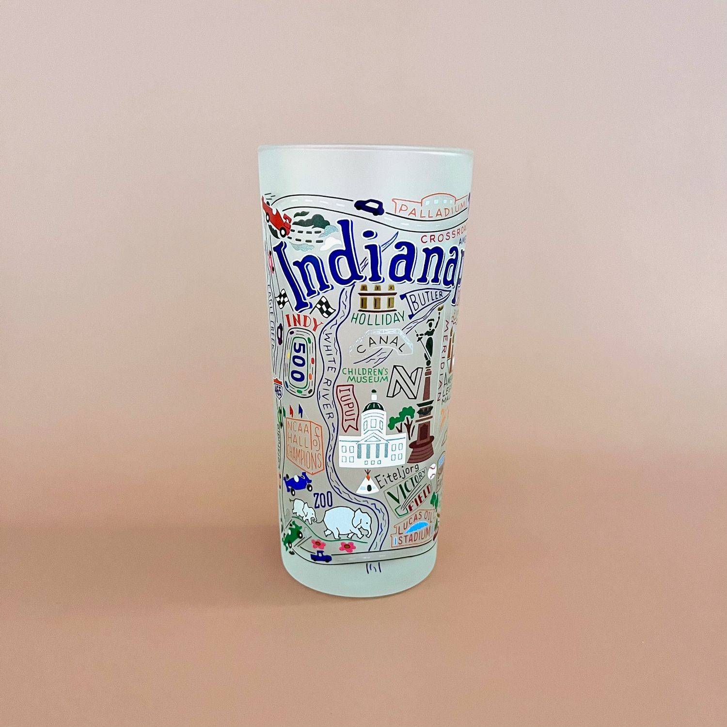 Indianapolis Drinking Glass