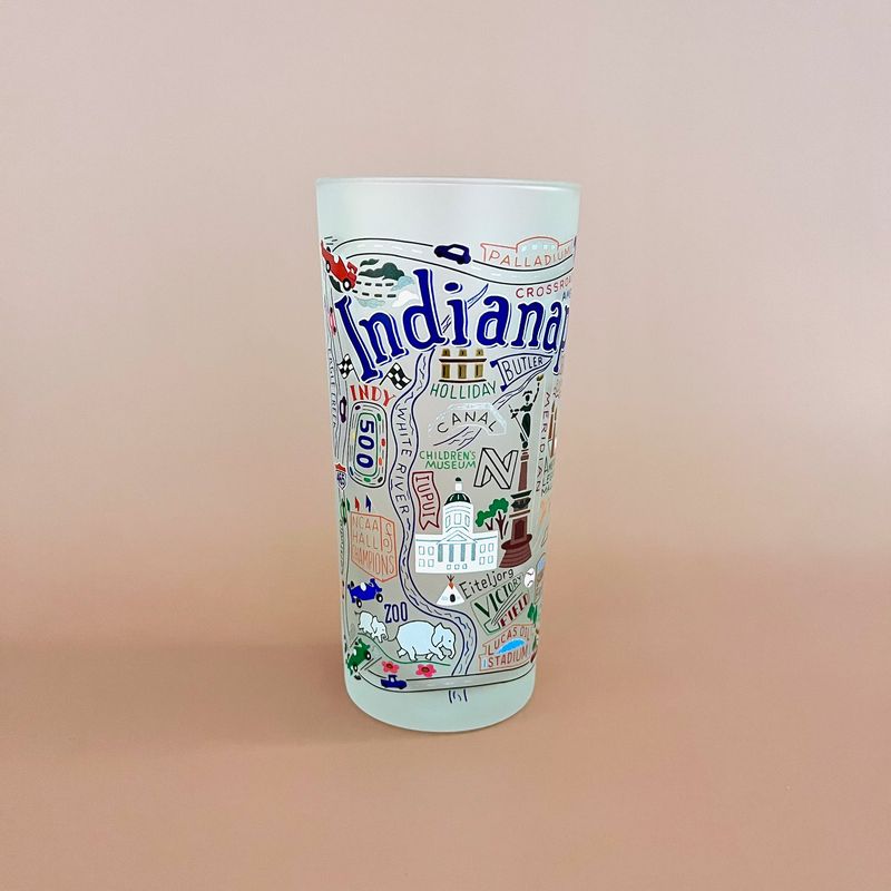Indianapolis Drinking Glass