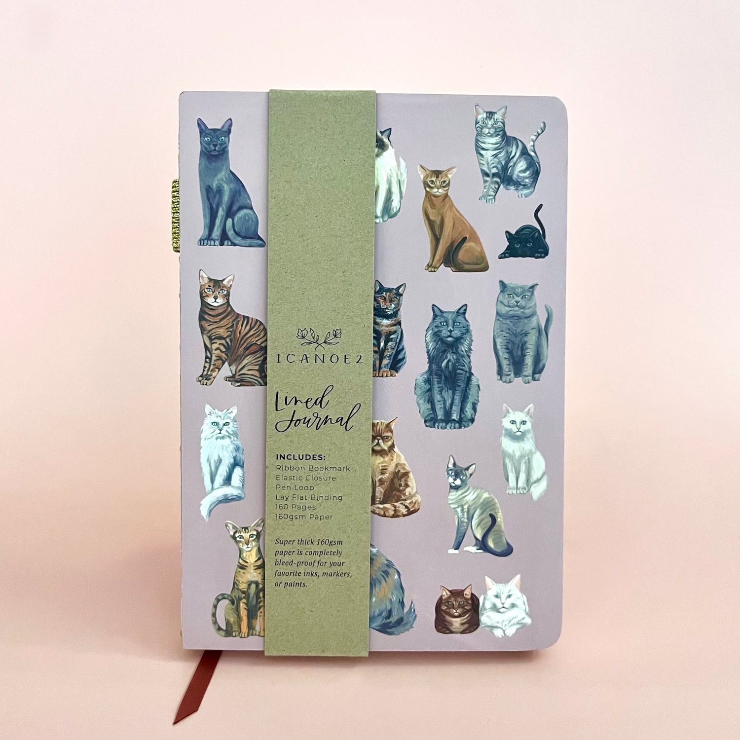 Feline Friends Cats Lined Journal