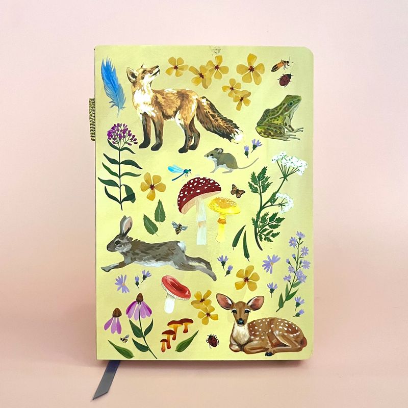 Flora &amp; Fauna Lined Journal