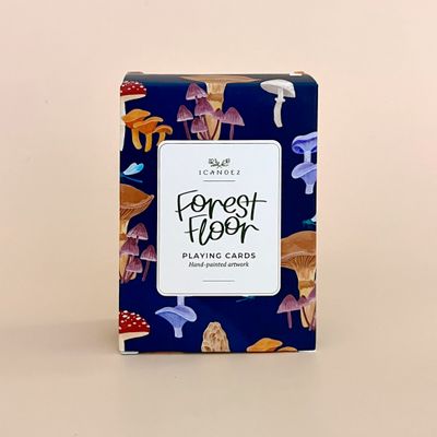 Forest Floor Mushrooms Deck of Playing Cards