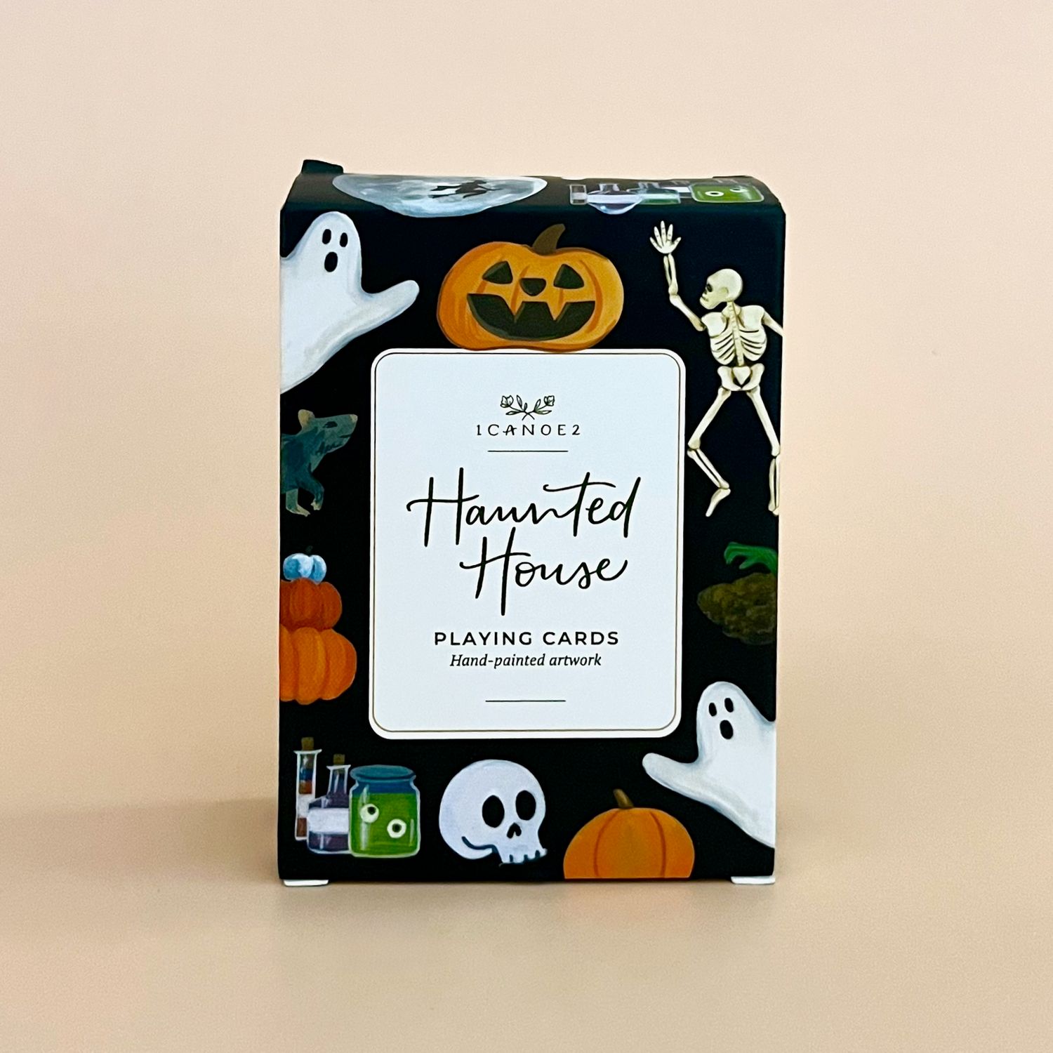 Haunted House Halloween Deck of Playing Cards