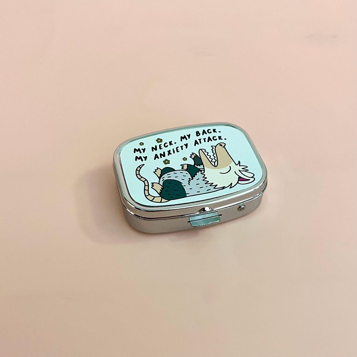 My Neck My Back Pill Box