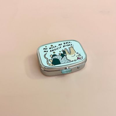 My Neck My Back Pill Box