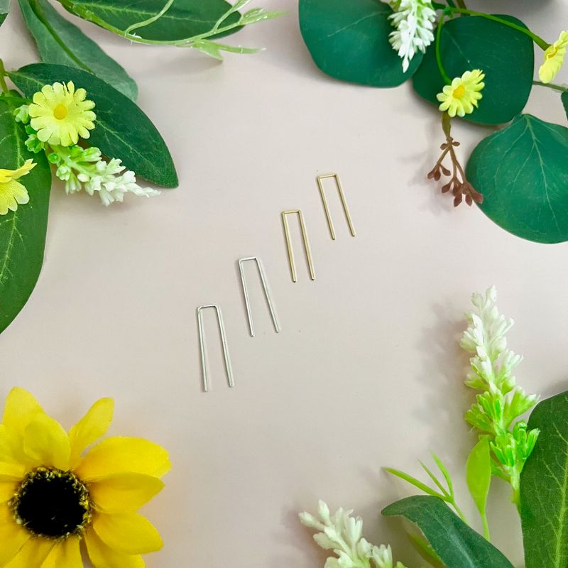 Simple Staple Earrings