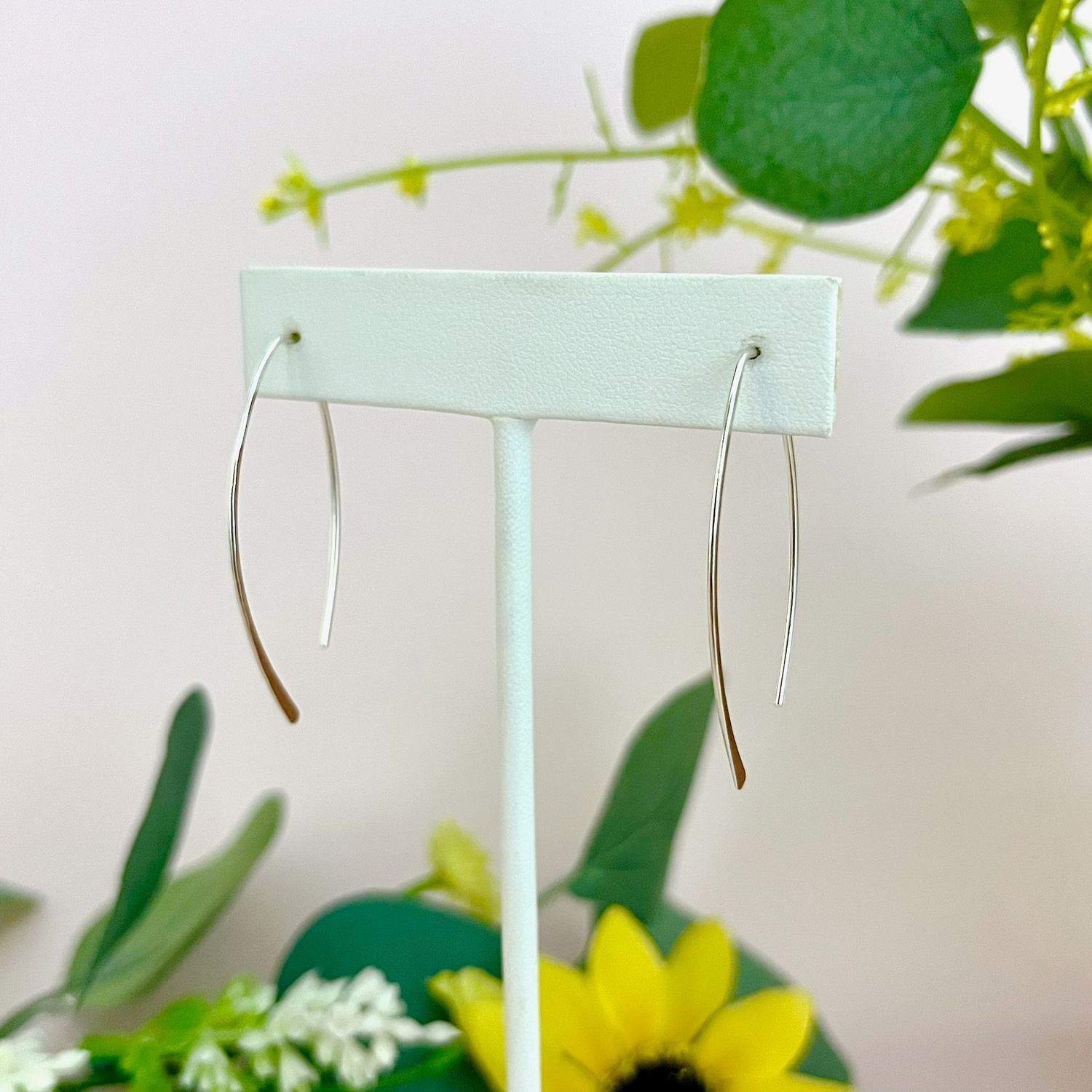 Small Ebb &amp; Flow Slide Earrings, Color: SS