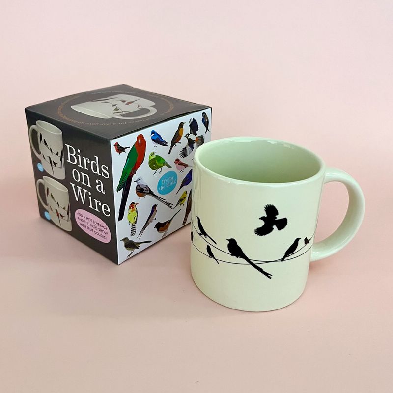 Birds on a Wire Heat-Changing Mug