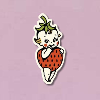 Strawberry Kewpie Sticker