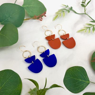 Kinetic Geo Flitta Earrings