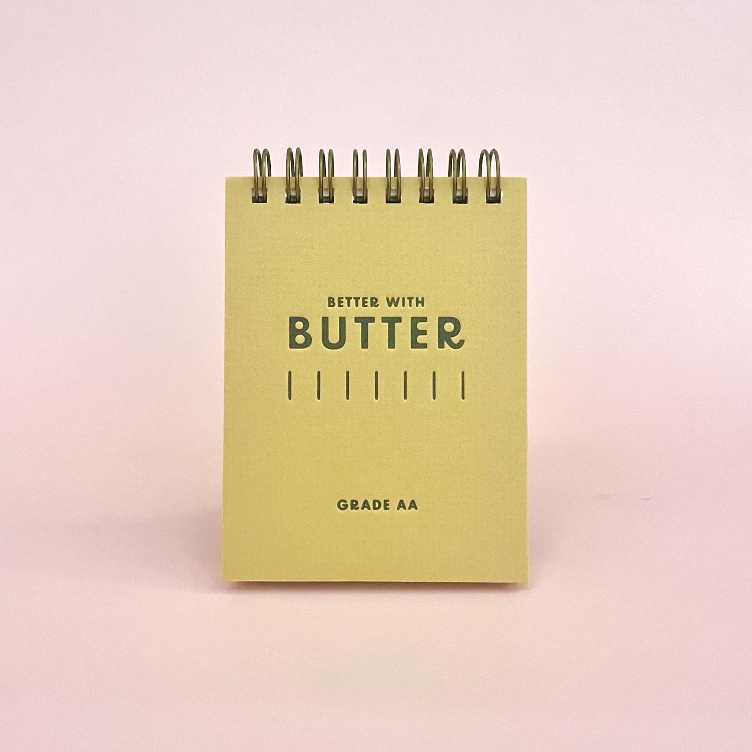 Mini Jotter Notebook, Style: Better with Butter