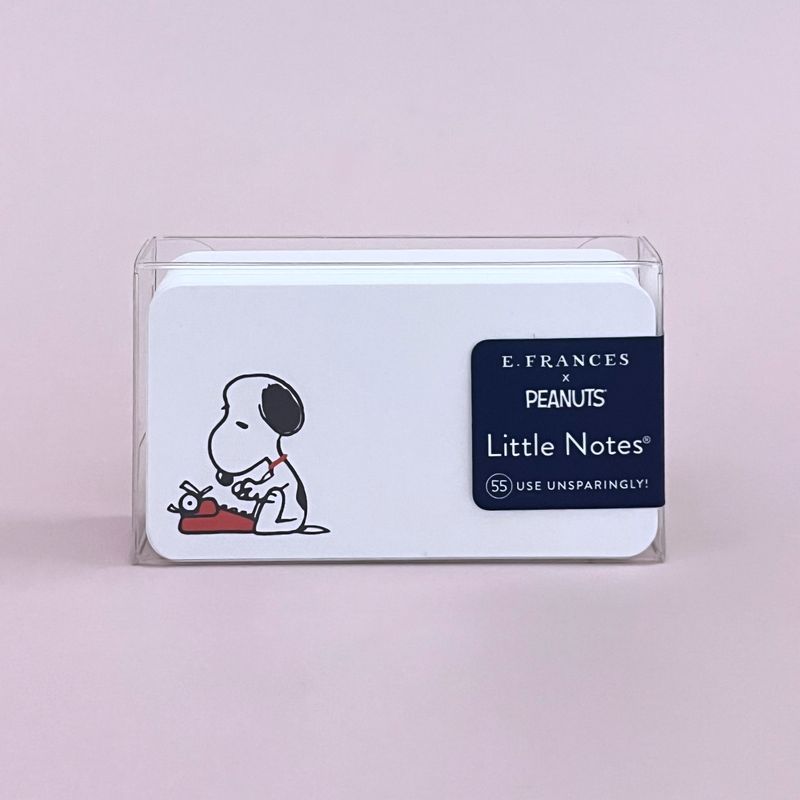 Snoopy Typing Little Notes E. Frances x Peanuts™