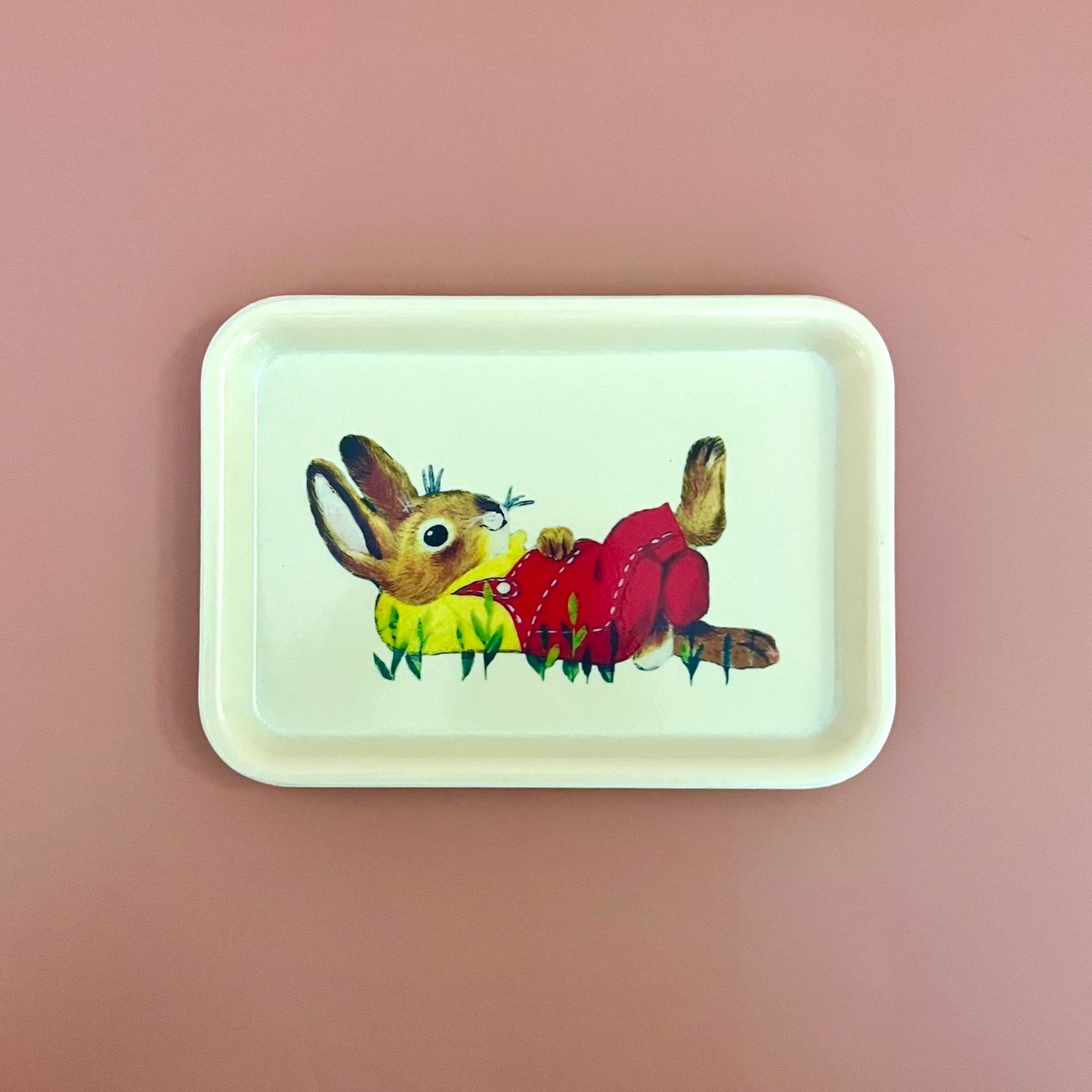 3P4 VIntage Style Tray Richard Scarry Nicholas Bunny