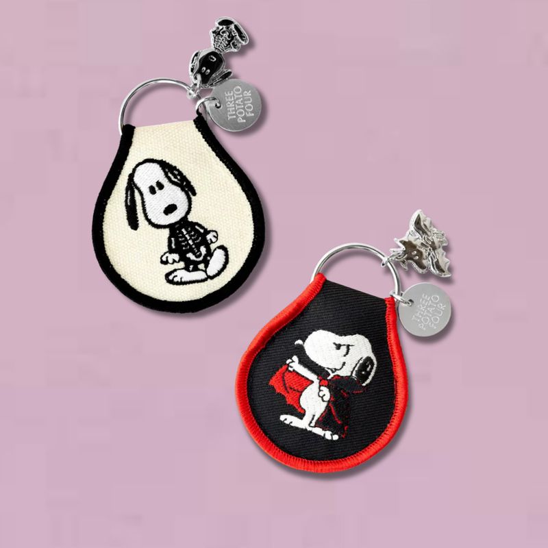 3P4 x Peanuts Halloween Patch Keychain