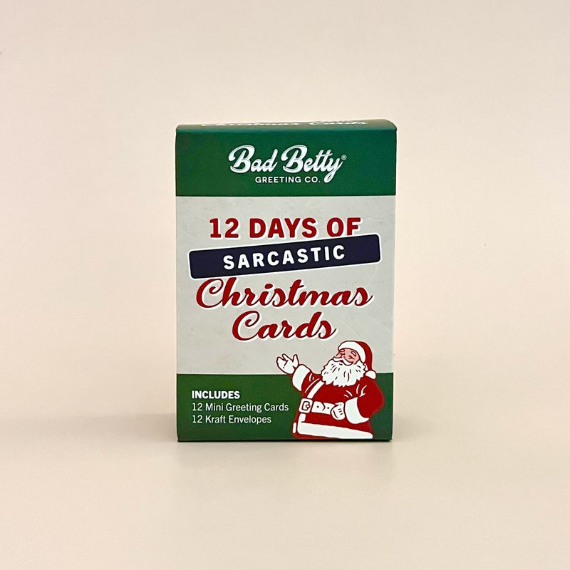 Mini 12 Days of Sarcastic Holiday Card Gift Set