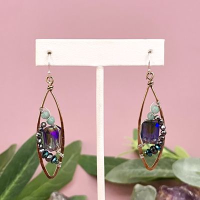 Handmade Skyfall Crystal Earrings by Art by Any Means