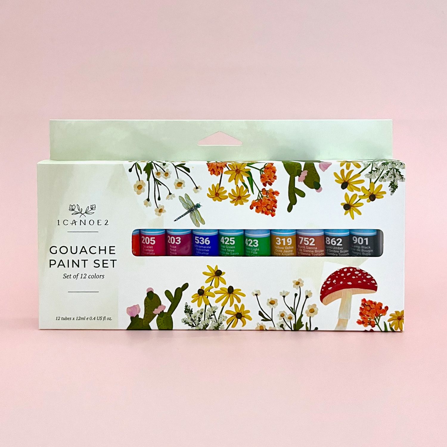 Gouache Paint Set - 12 Colors