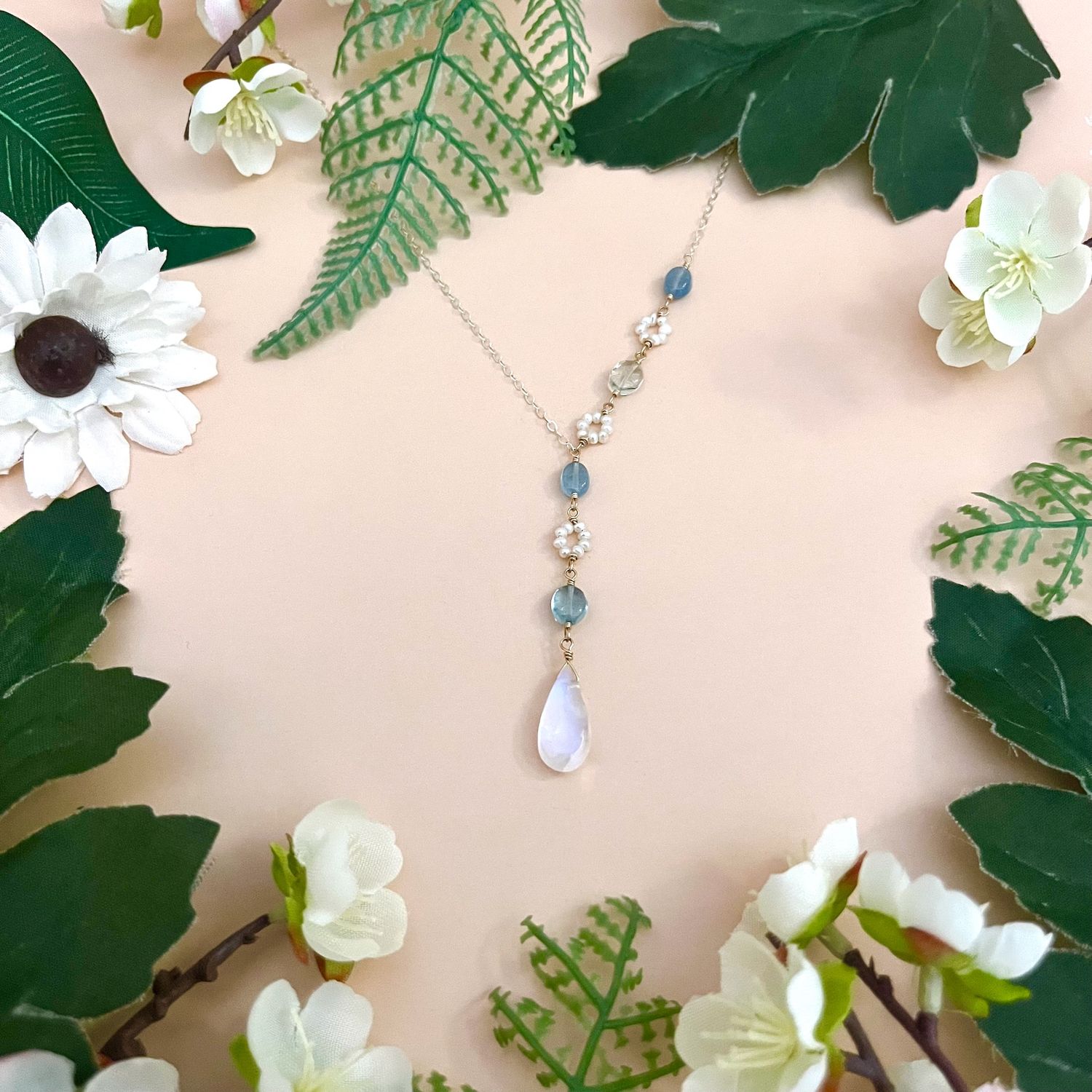 Crater Lake - The Meridian Necklace, 16" + 2" GF