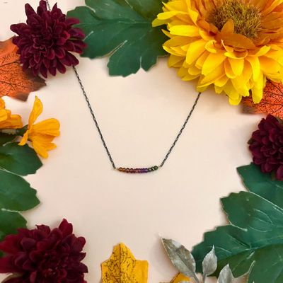 Petrified Forest - Ombre Necklace, 16"