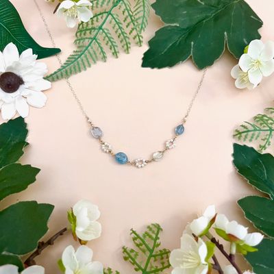 Crater Lake - Soft Thaw Necklace, 16" + 2"