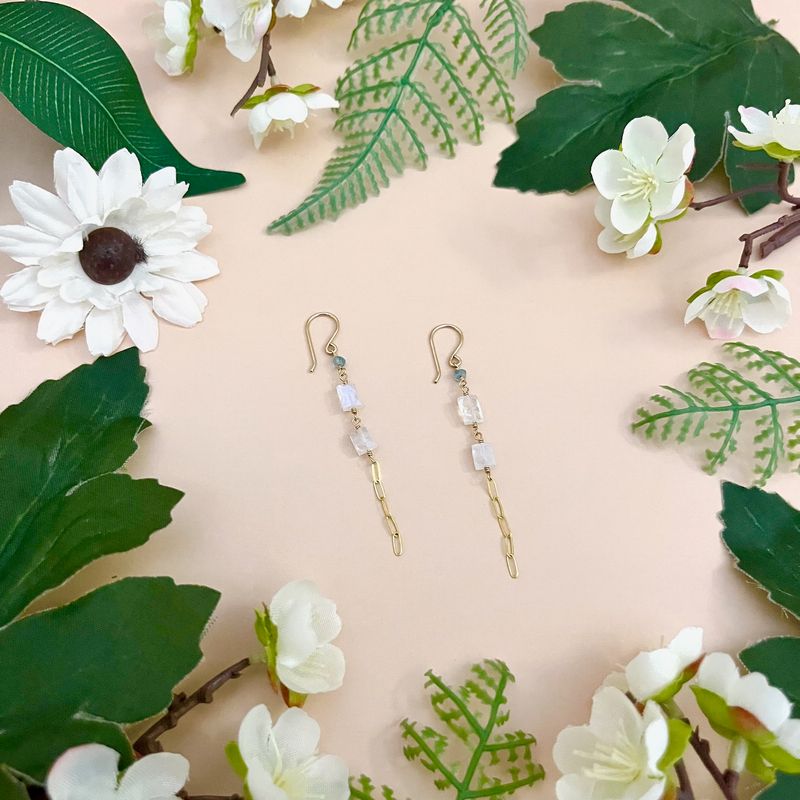 Crater Lake - Glacial Drift Earrings