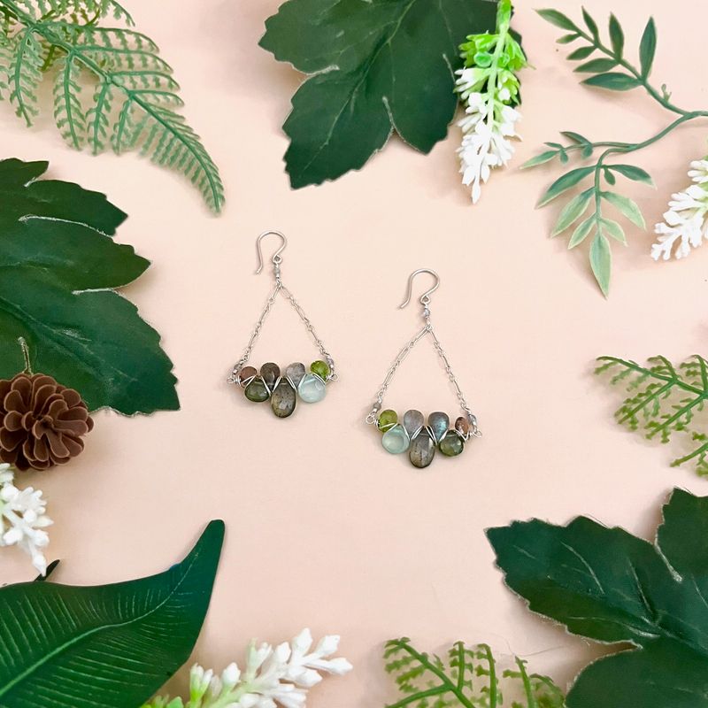 Lichen Collection - Tangle Earrings