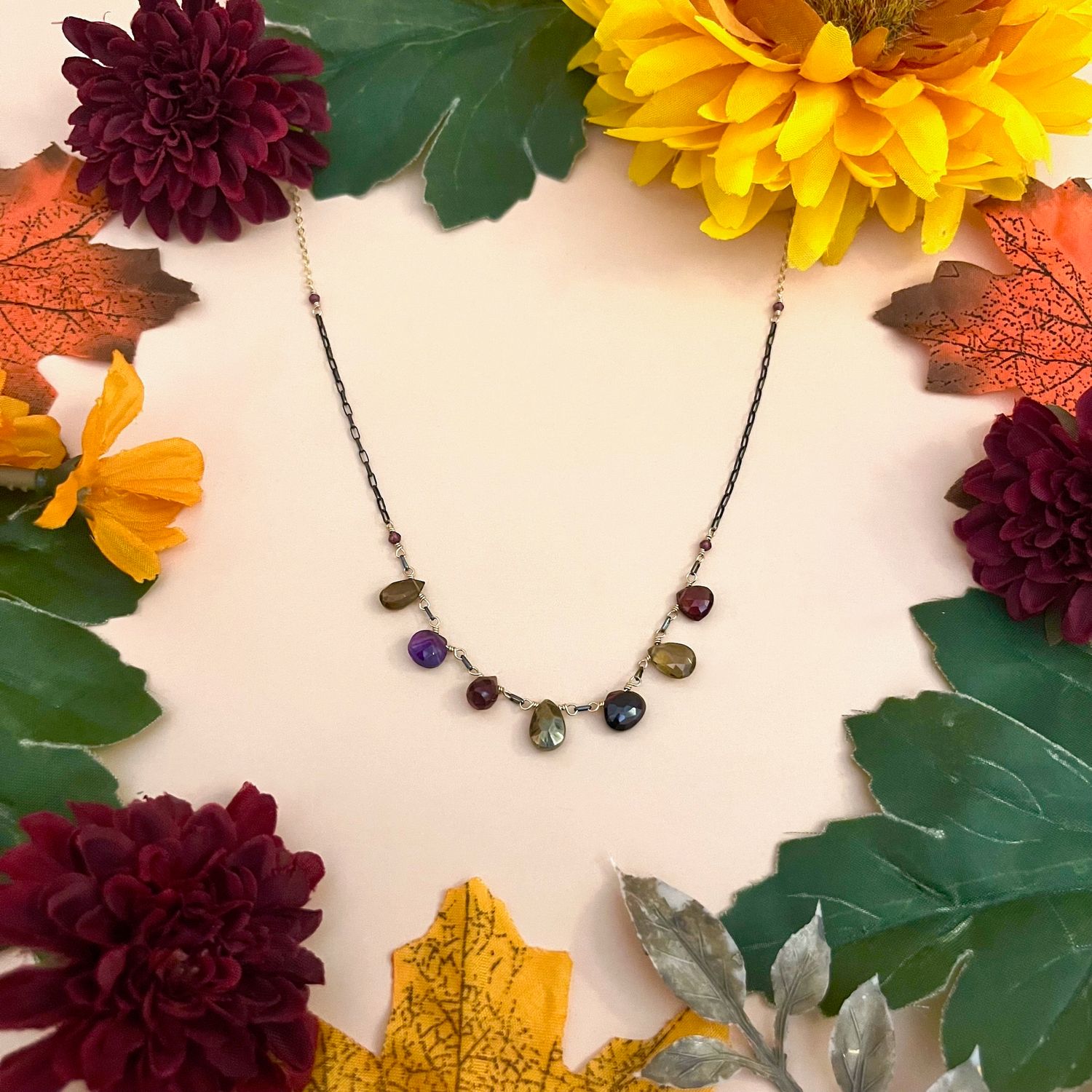 Petrified Forest - Crystal Passage Necklace, 16" + 2"