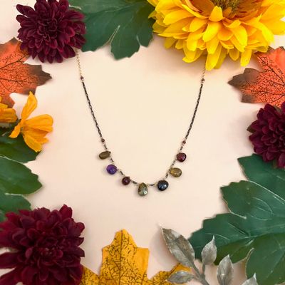 Petrified Forest - Crystal Passage Necklace, 16" + 2"