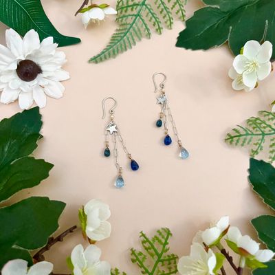 Crater Lake - Dusky Skies Earrings