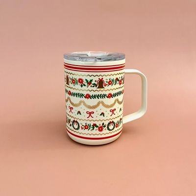 Rifle Paper 16oz Mug Holly Jolly