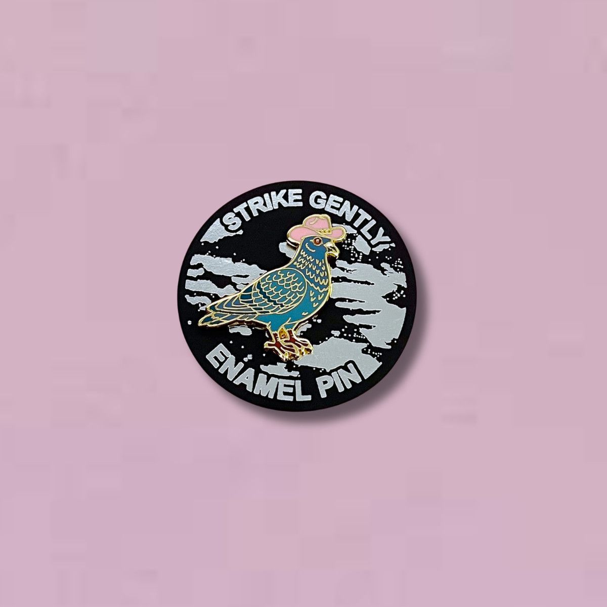 Cowboy Pigeon Pin