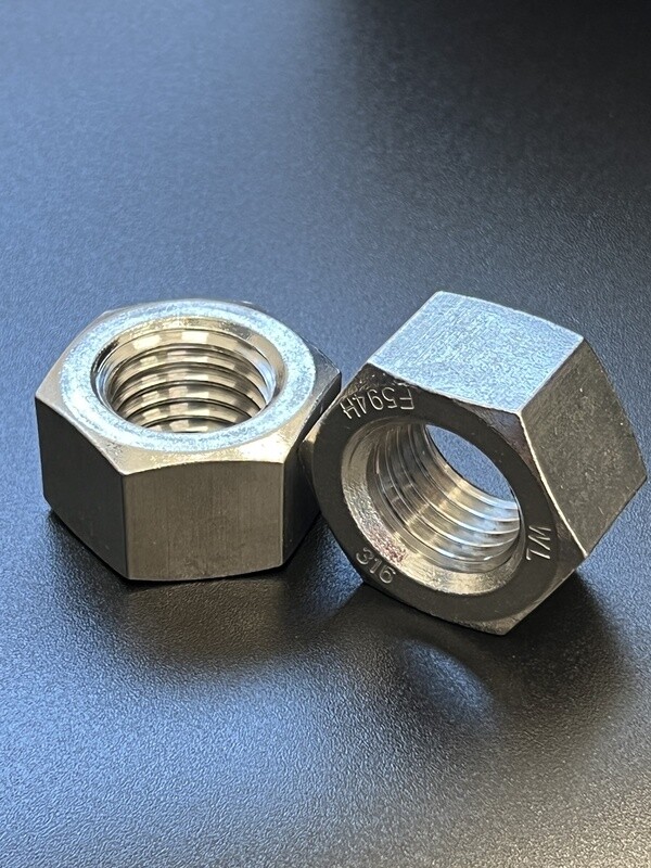 (316 Stainless) Hex Nuts