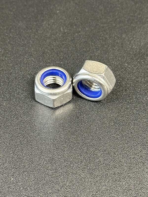 (Metric A4) Stainless Nylock Nut