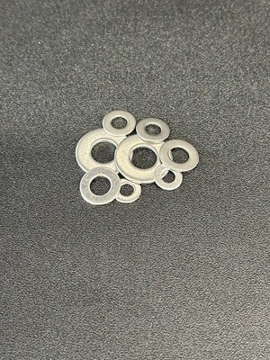 (304 Stainless) Machine Flat Washers
