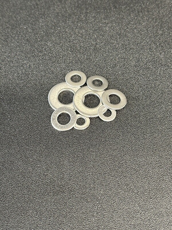 (304 Stainless) Machine Flat Washers