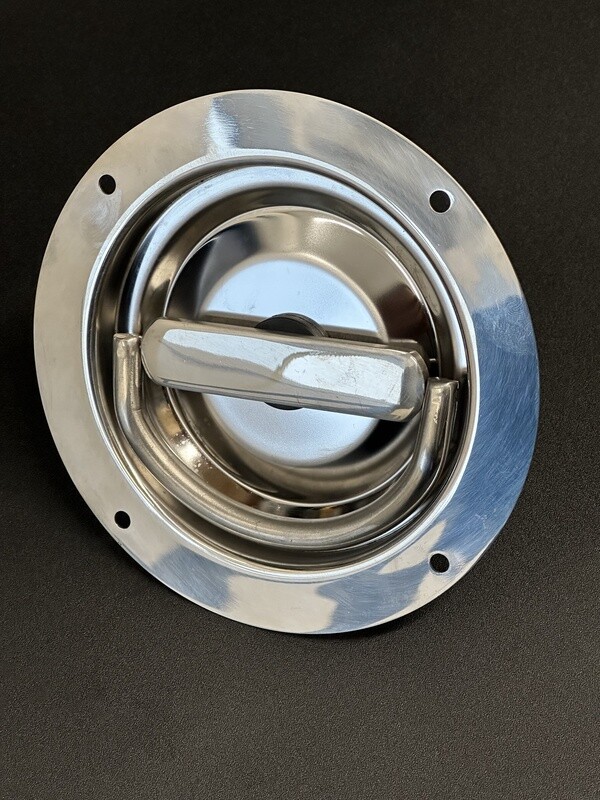 (Stainless) Round Non-Locking “D” Ring Latch (center only)