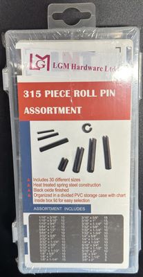 315 PC Roll Pin Assortment