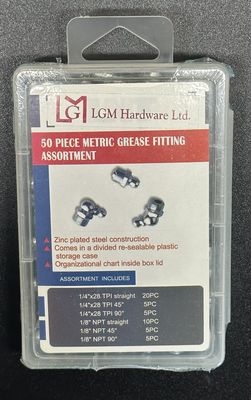 50 PC Grease Fitting Assortment