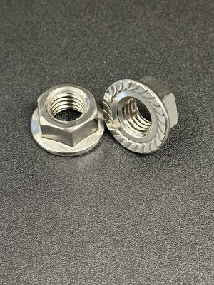 (304 Stainless) Serrated Flange Nut