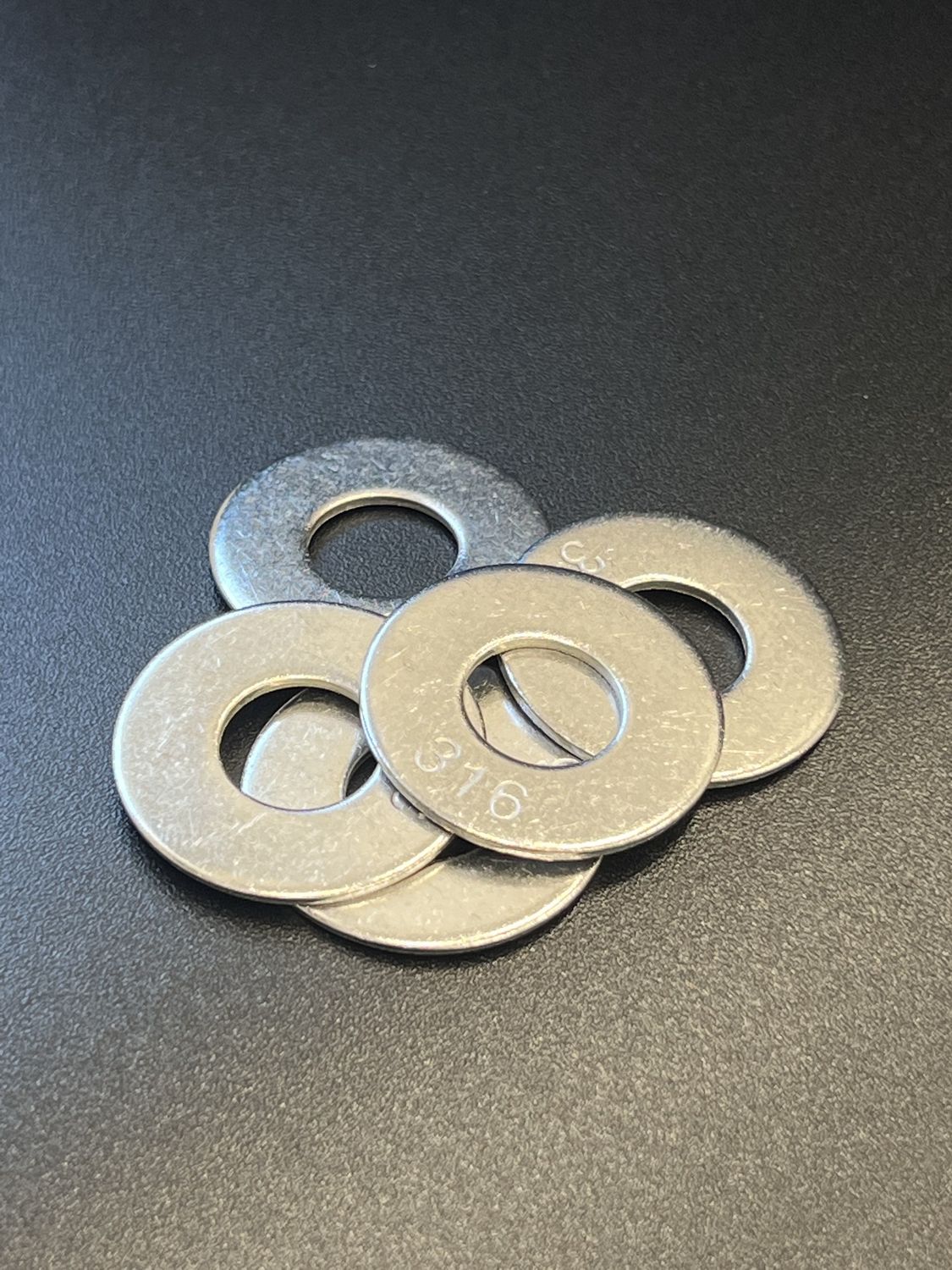 (316 Stainless) Flat Washers