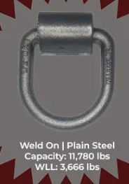 “D” Lashing Ring Weld On