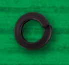 Black Coated Lock Washers