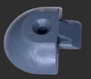 Grey Plastic End Cap for L-Track