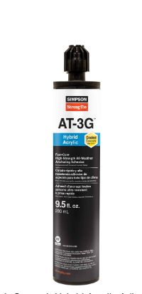 AT-3G™ High-Strength Hybrid Acrylic Adhesive