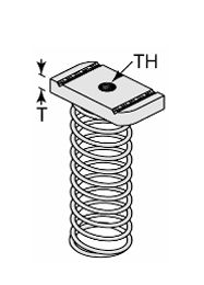 Strut Nut /Long Spring (2-7/16” &amp; 3-1/4” Channel)